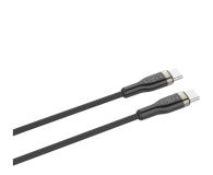 FIXED Pleciony Kabel USB-C/USB-C 0,5m 100W czarny FIXDB-CC05-BK - 1249143 - zdjęcie 2